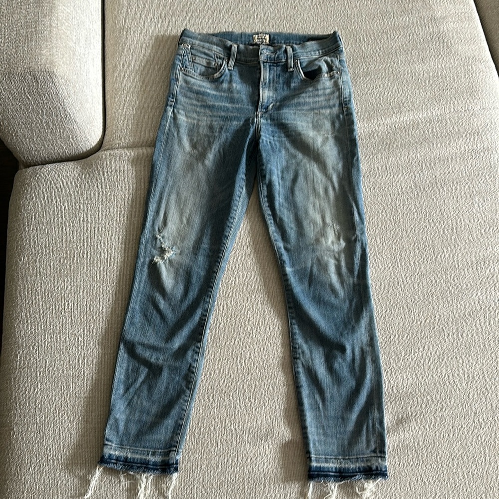 Citizen for humanity drop hem jeans size 27